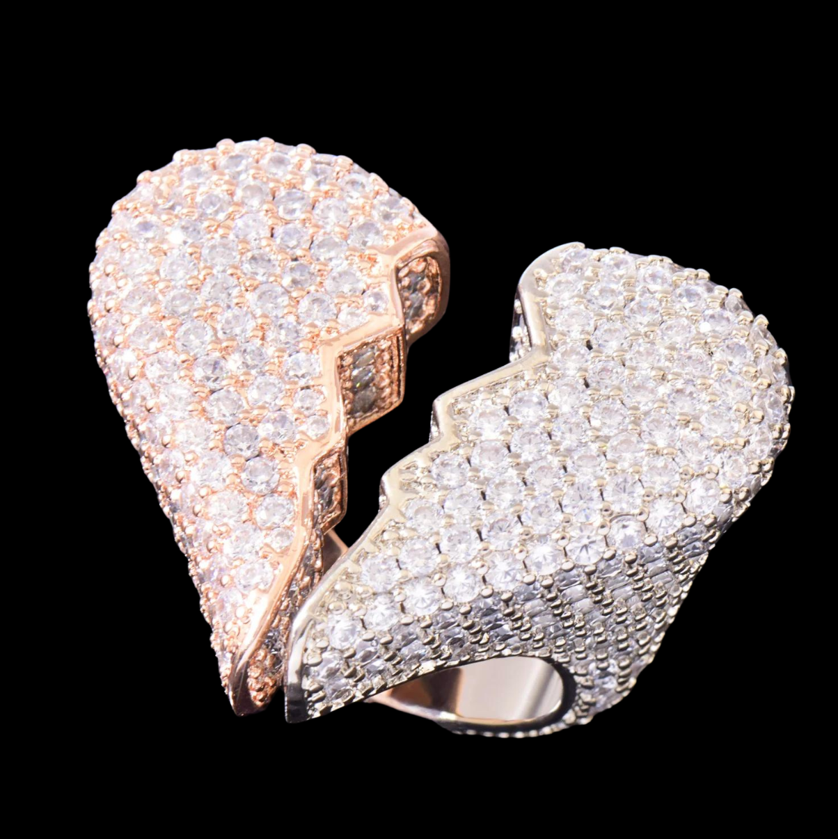 Heart Broken on my finger ring