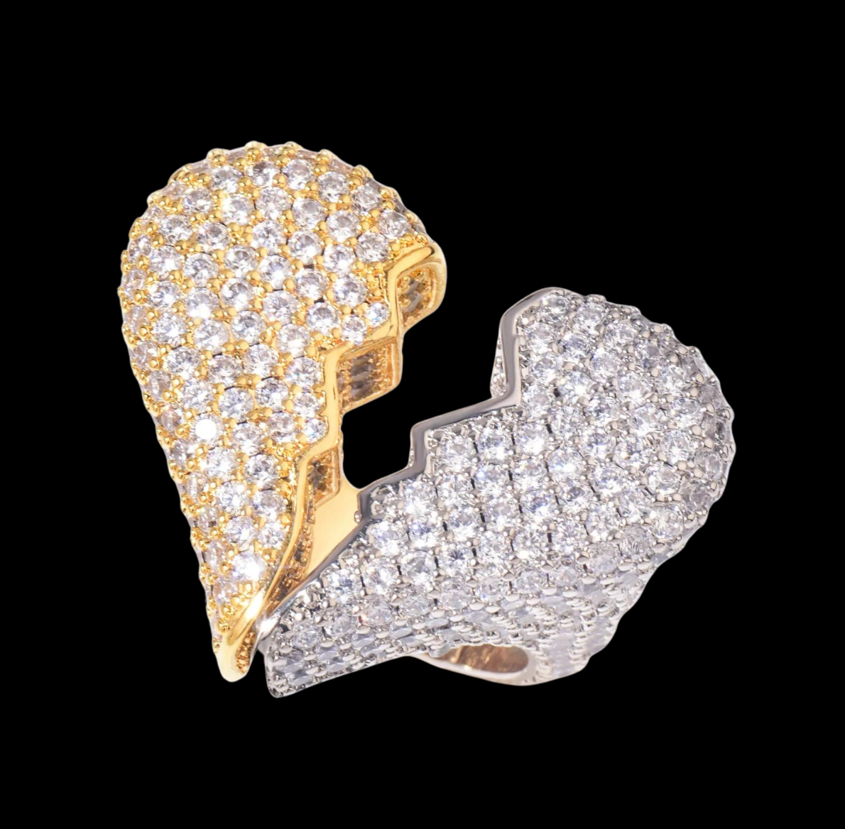 Heart Broken on my finger ring