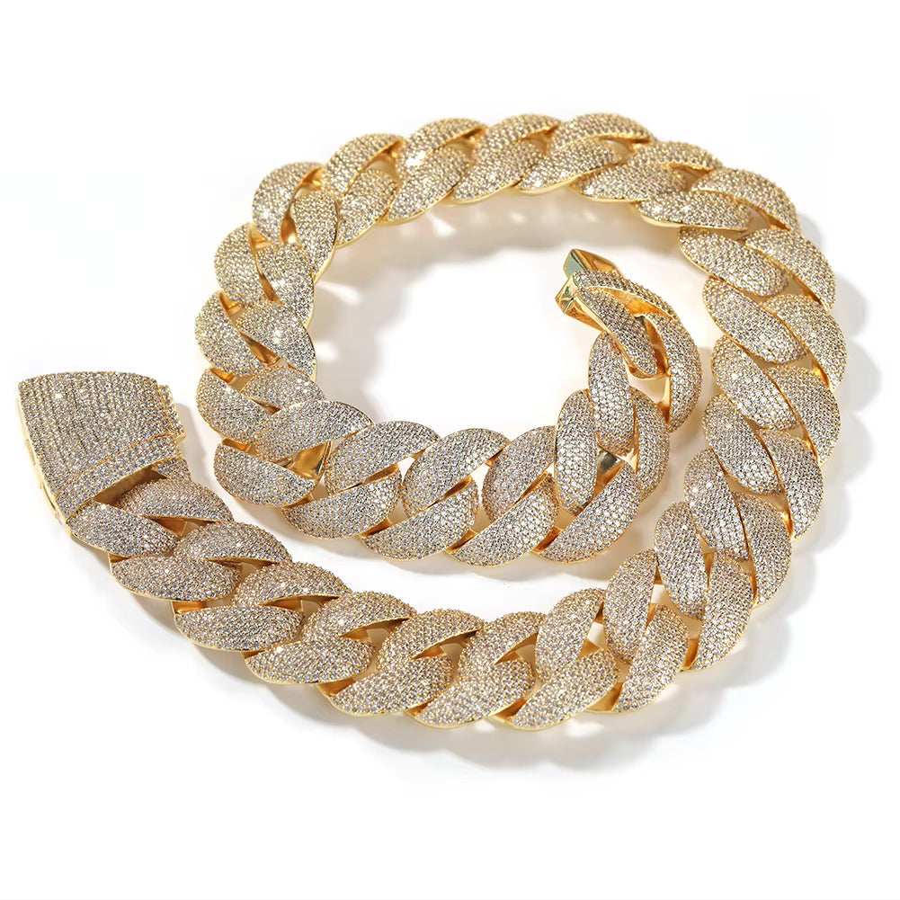 24Mm Heavy Bubble Cuban Necklace