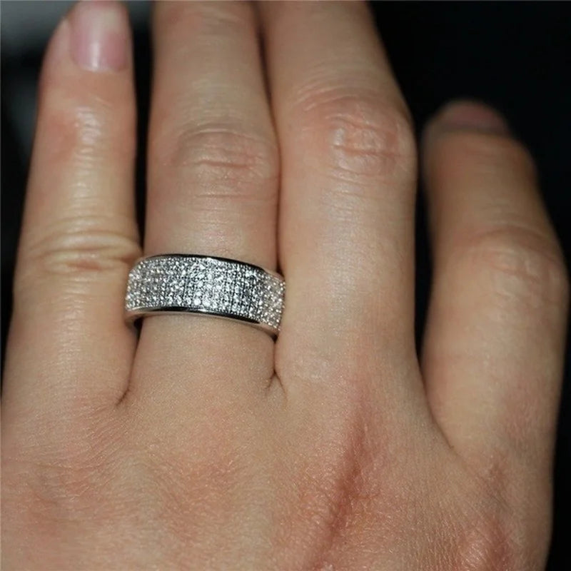 unisex iced out band