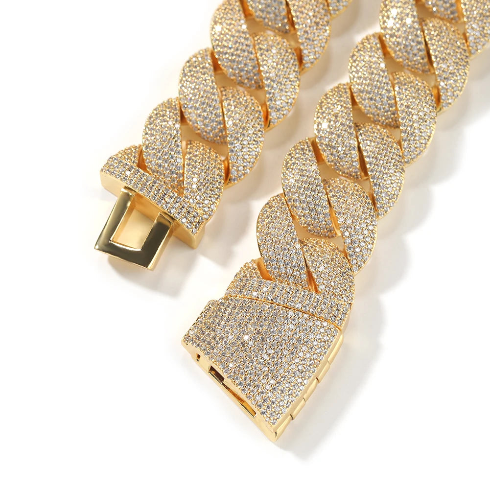 24Mm Heavy Bubble Cuban Necklace