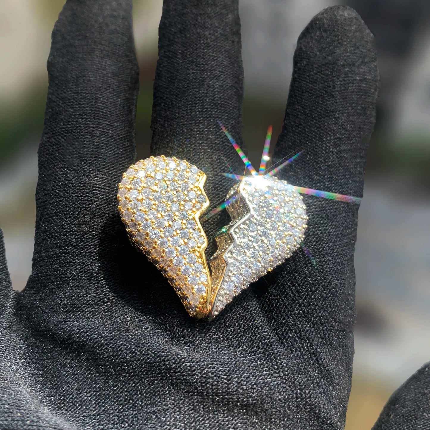 Heart Broken on my finger ring