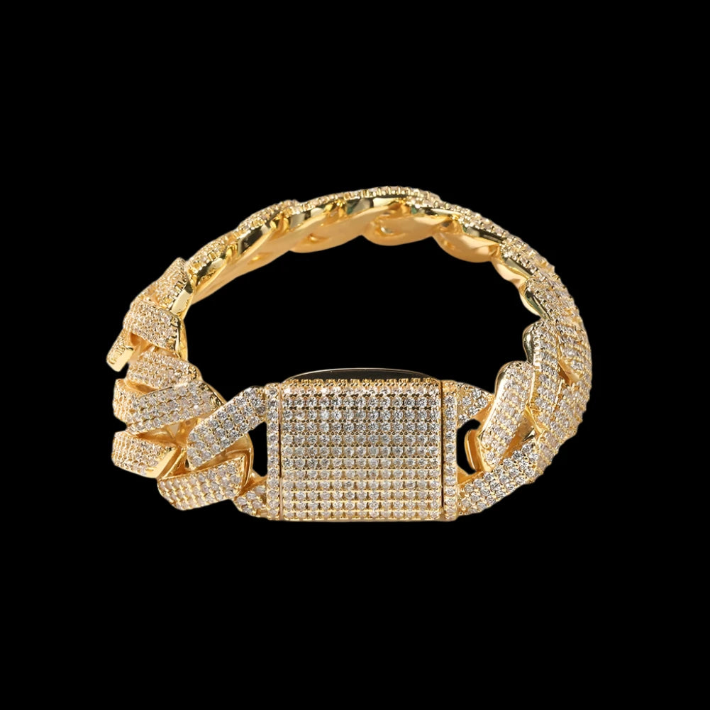 20Mm Miami Cuban Bracelet for Men
