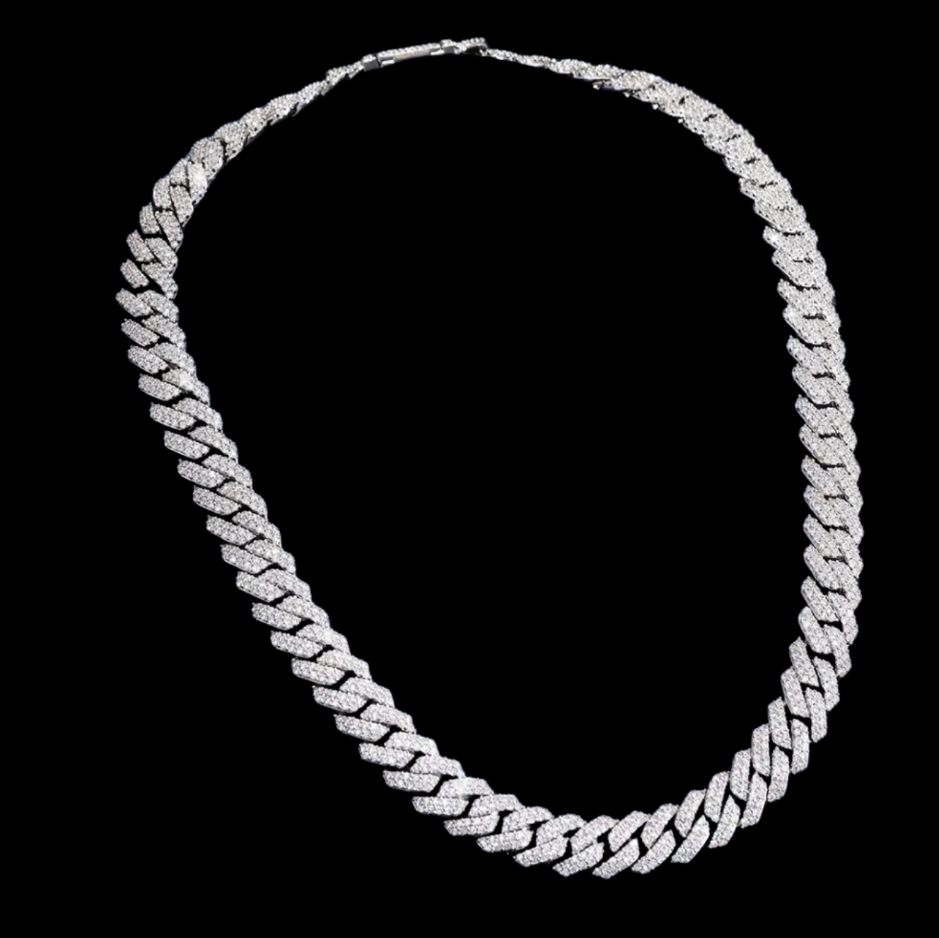 Luxury Vvs Moissanite Diamond Cuban Link Chain