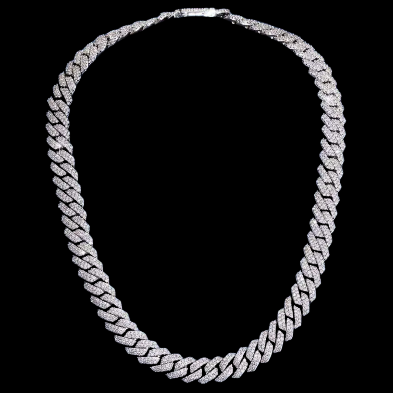 Luxury Vvs Moissanite Diamond Cuban Link Chain