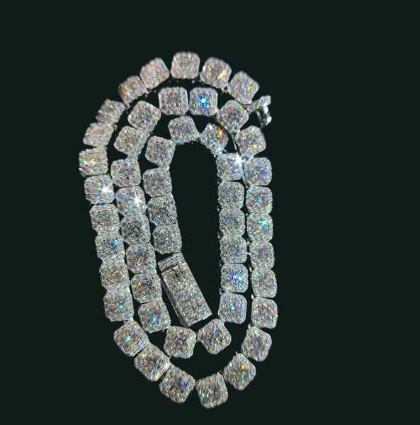 アクセサリー glitter Clustered Tennis Chain Necklace Clustered Tennis Chain【7mm】 | Glitter
