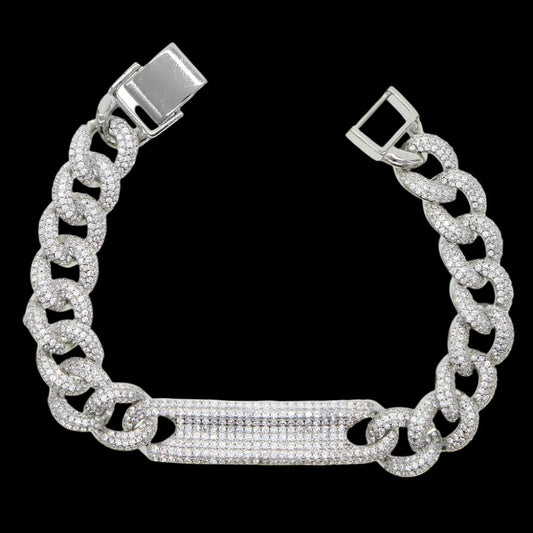 Micro Miami Cuban Link Bar Bracelet