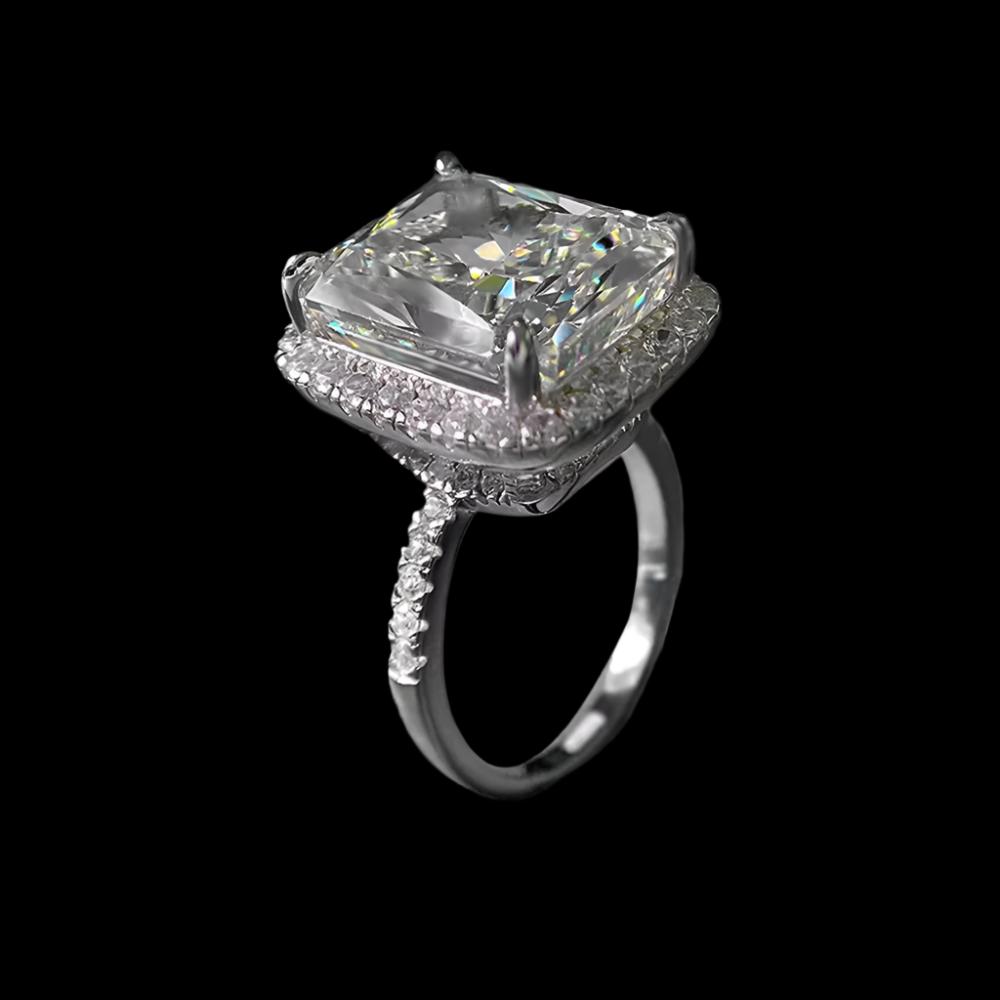 8Ct Handmade Diamond Ring 