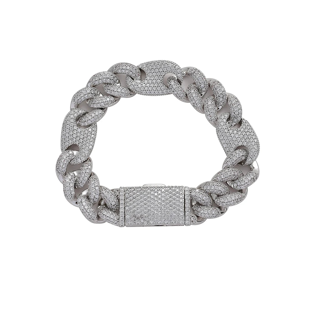 bussdown cuban mixed CZ Cuban Bracelet